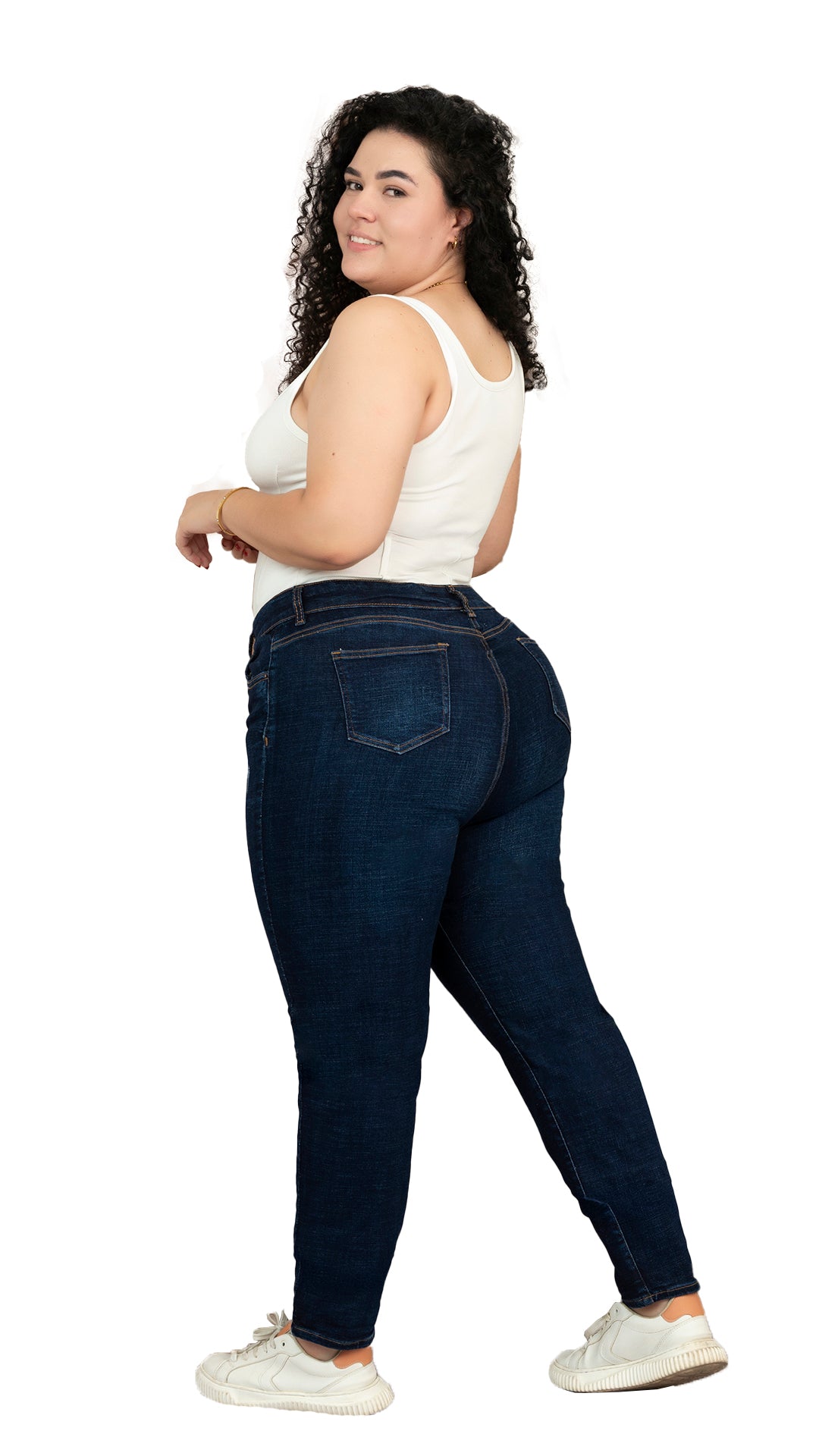 Jean skinny clásico – 1 botón, estilo atemporal 2-668P