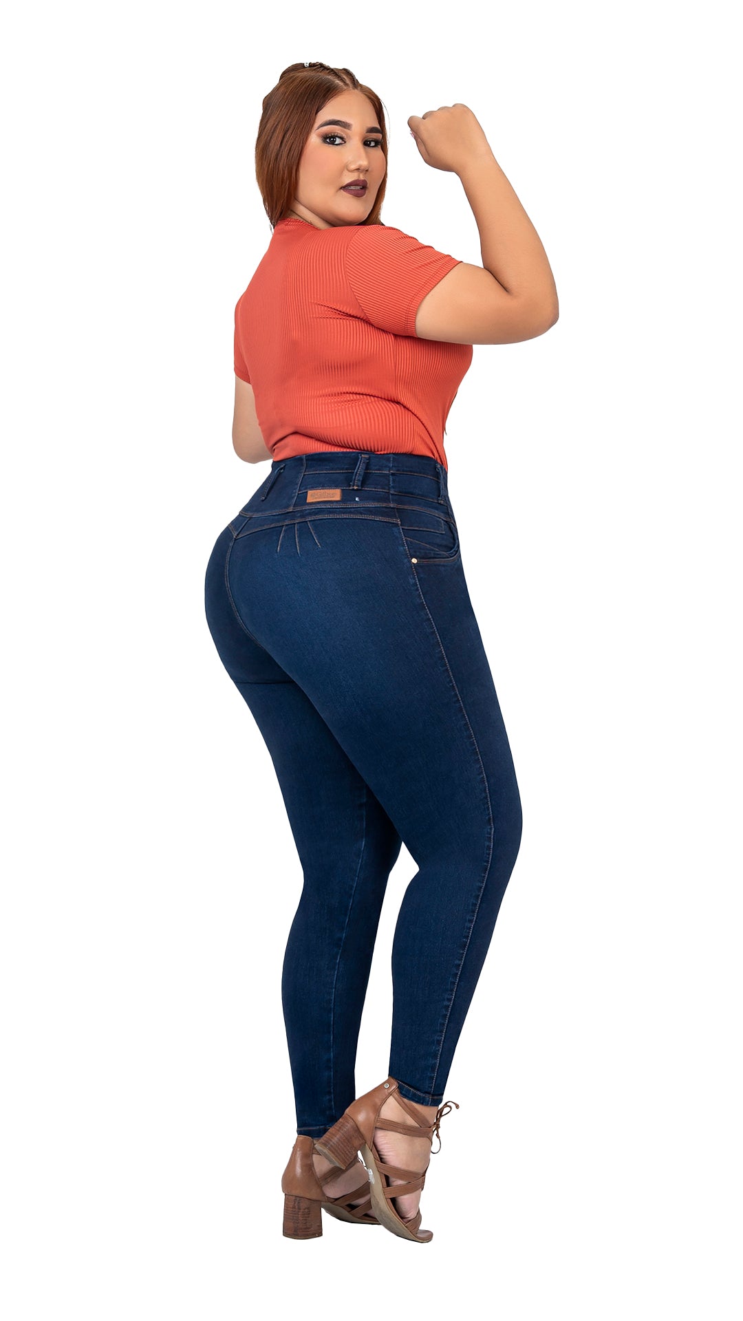 Jean skinny azul oscuro 3 botones 2-601